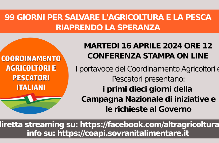 16 aprile 2024 ore 12. Conferenza stampa online. I primi dieci giorni della mobilitazione