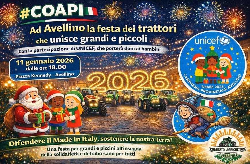 #COAPI. Ad Avellino la festa dei trattori che unisce grandi e piccini
