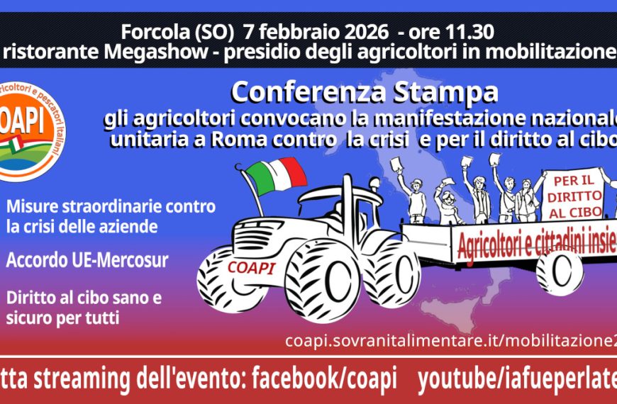 Conferenza stampa a Bormio. Gli agricoltori in presidio convocano la manifestazione nazionale
