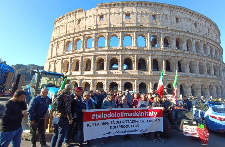 Il 6 e 7 marzo i trattori tornano a Roma. No alla Crisi e all’Accordo con il Mercosur. Si Diritto al Cibo