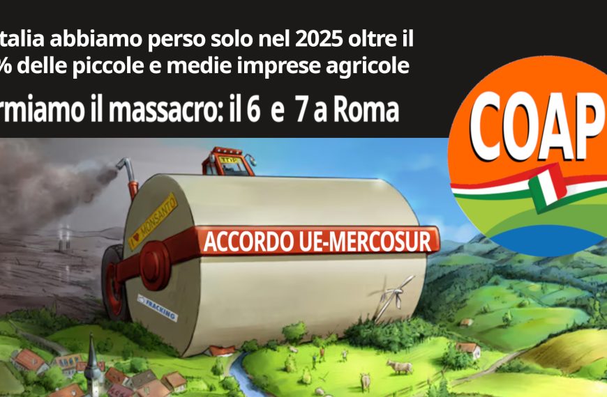 Perse 8.000 aziende agricole in un solo anno: l’agricoltura italiana è in agonia. Fermiamo il massacro