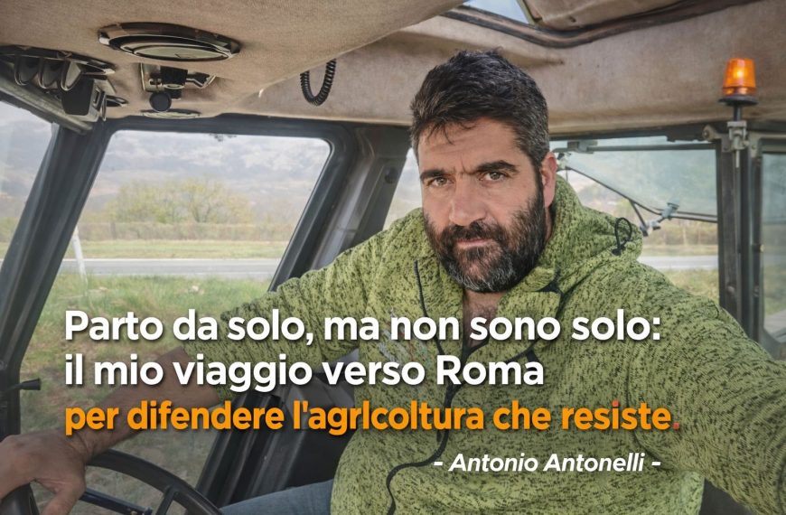 Antonio Antonelli. Non resto fermo, dalla montagna d’Abruzzo alla mobilitazione a Roma